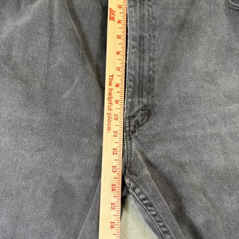 Levis 569 Loose Straight Denim Shorts Mens 44 Faded Black Relaxed Fit Jean